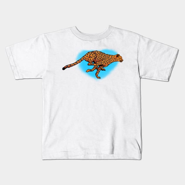 Cheetah Kids T-Shirt by Borapronobis